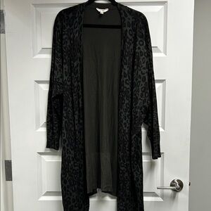 Terra & Sky Cheetah Print Cardigan